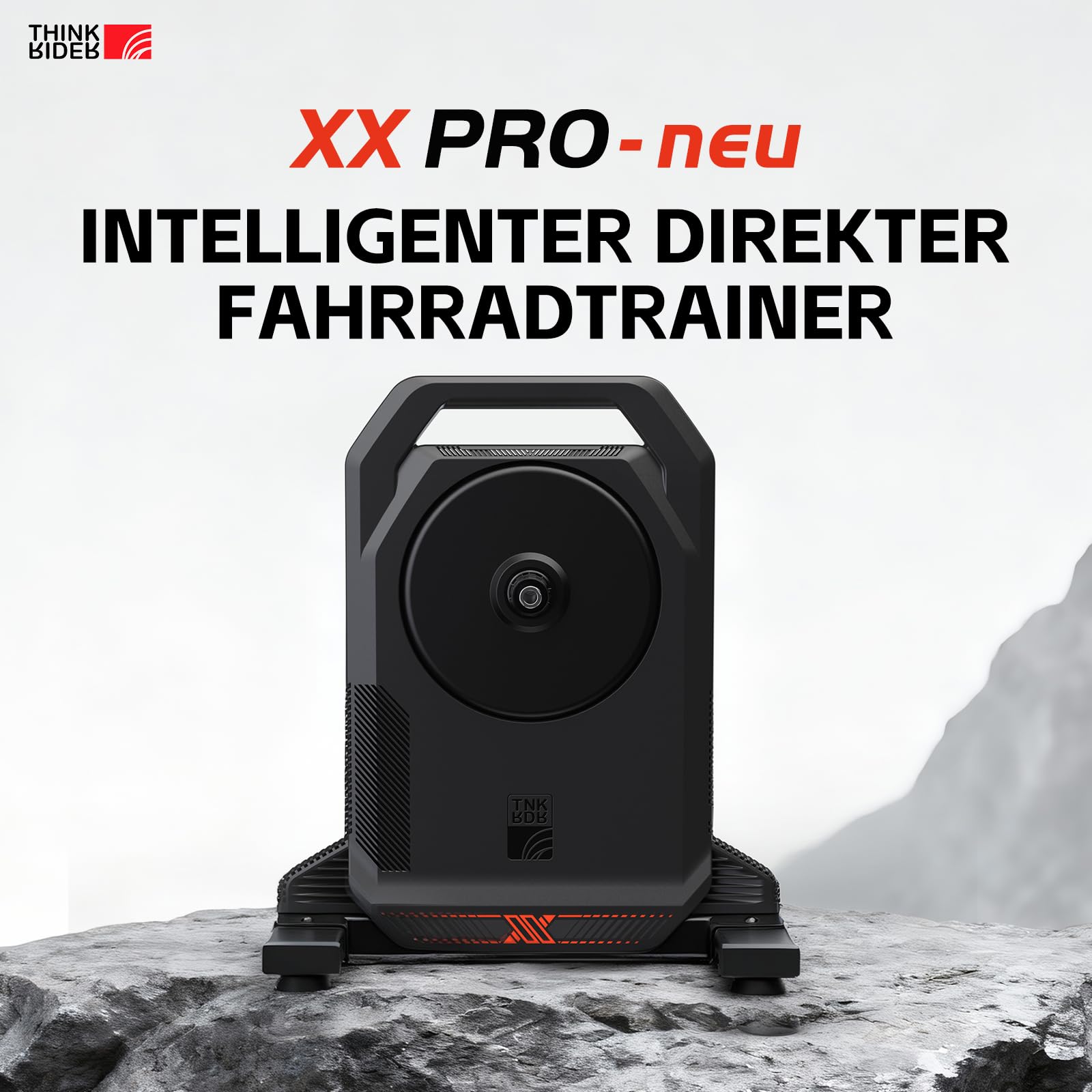 ThinkRider XXPRO Fahrradtrainer für realistisches Indoor-Cycling & genaue Daten mit App-Trainingsunterstützung