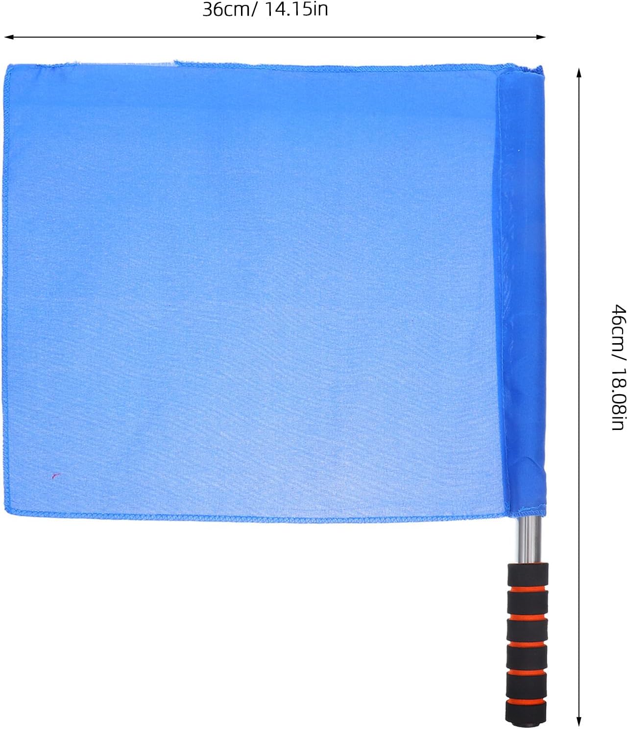 4pcs Challenge Flag High Visibility Referee Signal With Sponge Covered Stainless Steel Handle For Sports Competition Playing Field Corner Soccer Volleyball Football
