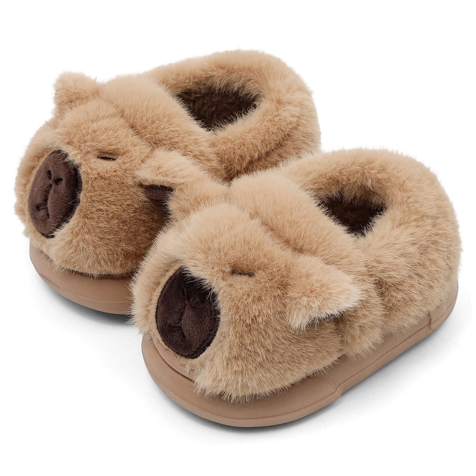 MASOCIO Pantofole per Bambini Peluche Invernali Scarpe Cartoni Animati Ciabatte Chiuse da Casa Antiscivolo