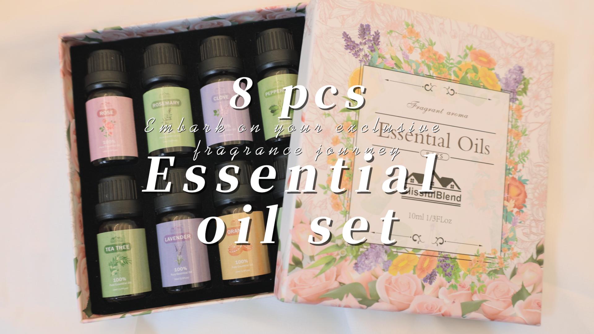 Amazon.com: BlissfulBlend 8 Pcs Pure Essential Oils for Diffusers