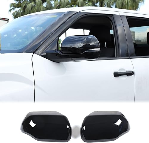 Cubierta para espejo retrovisor de puerta de automóvil compatible con Toyota TundraSequoia 2022-2025 Protector de espejo retrovisor lateral