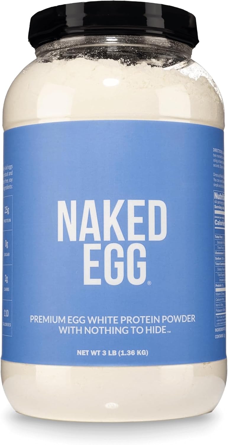Naked Egg White Protein Supplement Powder – Unflavored