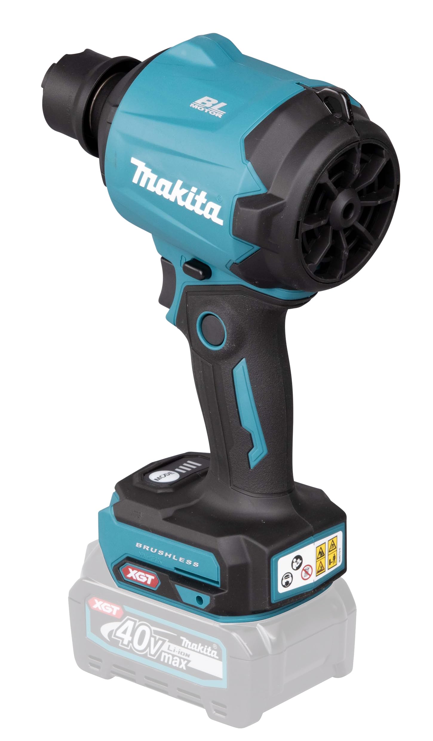 Makita Soffiatore antipolvere senza spazzole AS001GZ 40V max Li-ion XGT, batterie e caricabatterie non inclusi