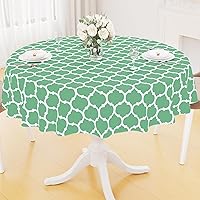 Vista 40 de Smiry - Mantel rectangular de vinilo impermeable con reverso de franela, lavable, a prueba de derrames, para mesa rectangular, comedor, campamento