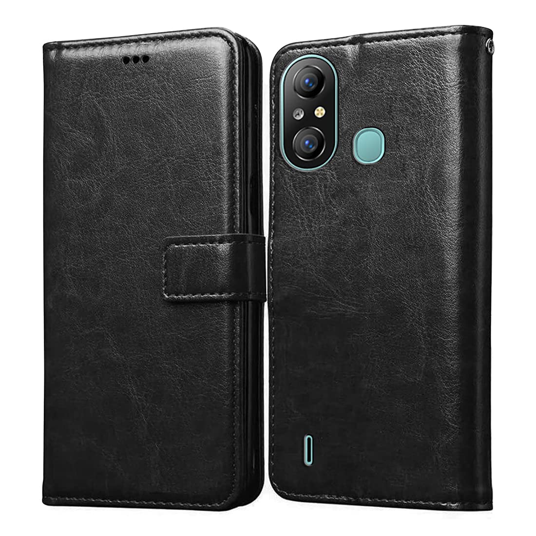 Itel A49 4G Flip Cover - Leather & Card Slots -1