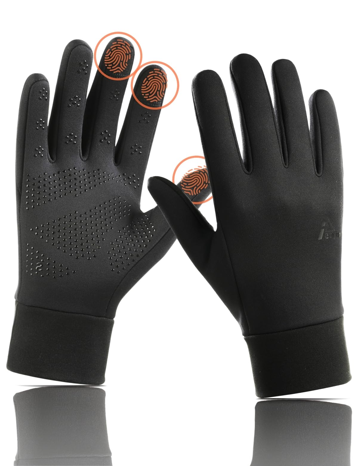 Aerynx Lightweight Running Winter Gloves Touch Screen Gloves Liners for Cycling Biking for Men Women