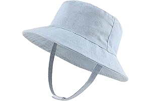 Toddler Dinosaur Denim Bucket Hat with Cotton Sun Protection