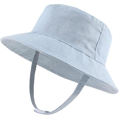Toddler Dinosaur Denim Bucket Hat with Cotton Sun Protection