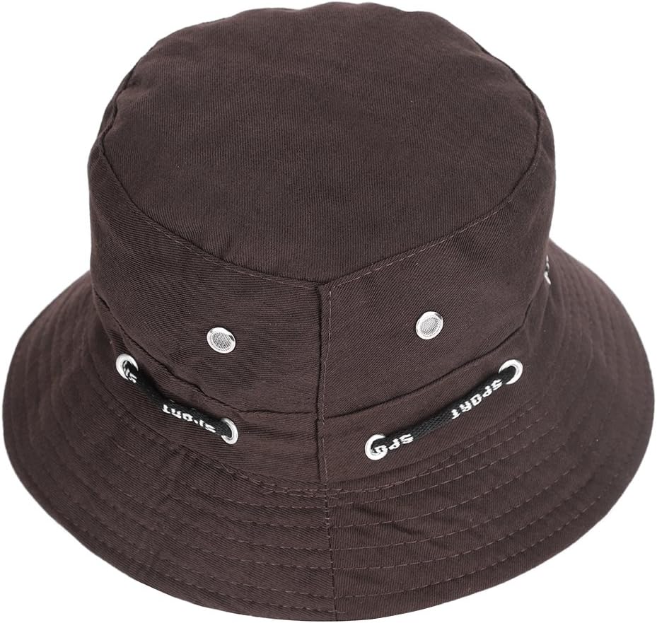 Bucket Hat Wide Brim Sun Hat UPF50+ Summer Beach Cap Adjustable Fishing Hiking Traveling Vocation Cap for Women Men - Image 4