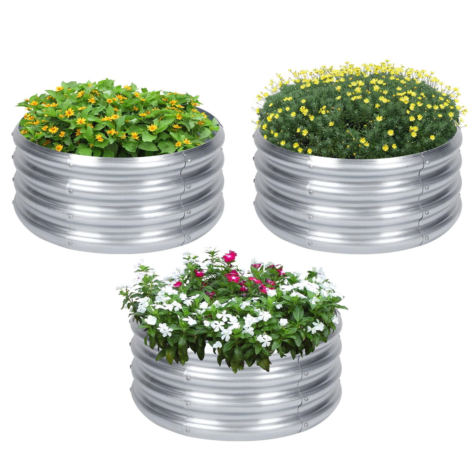 Galvanized Garden Beds & Fire Pit Ring - PINPON -10