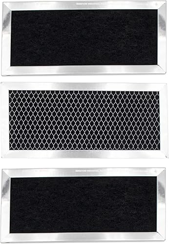 Supplying Demand DE63-30016G DE63-00367H Paquete de 3 filtros de carbono para microondas de repuesto 4 x 8-34 x 38 pulgadas