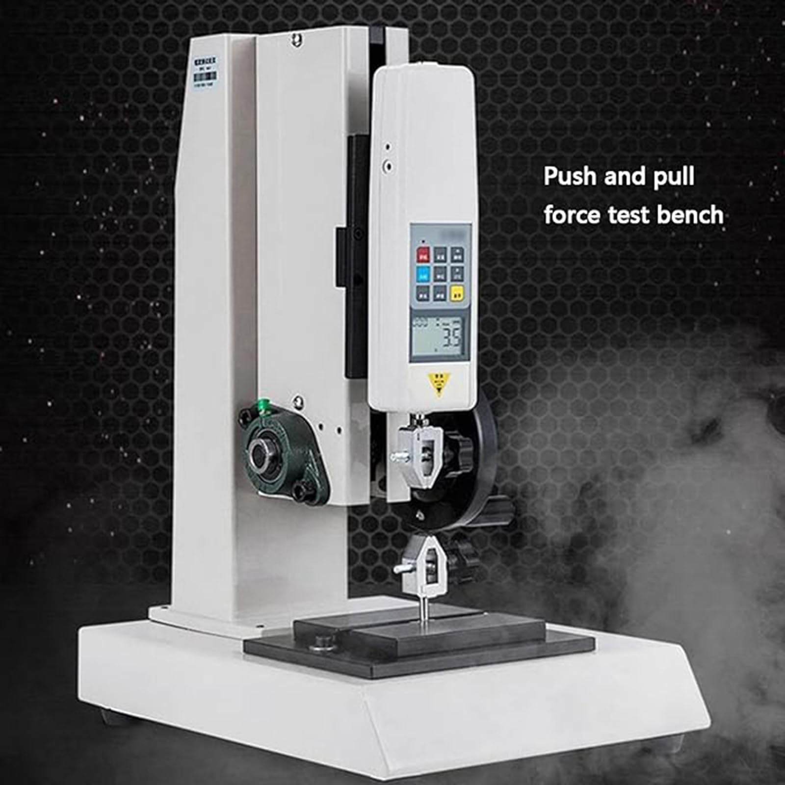 Medidor de fuerza digital, medidor horizontal manual, probador de fuerza de tracción y tracción, capacidad máxima 1000 N