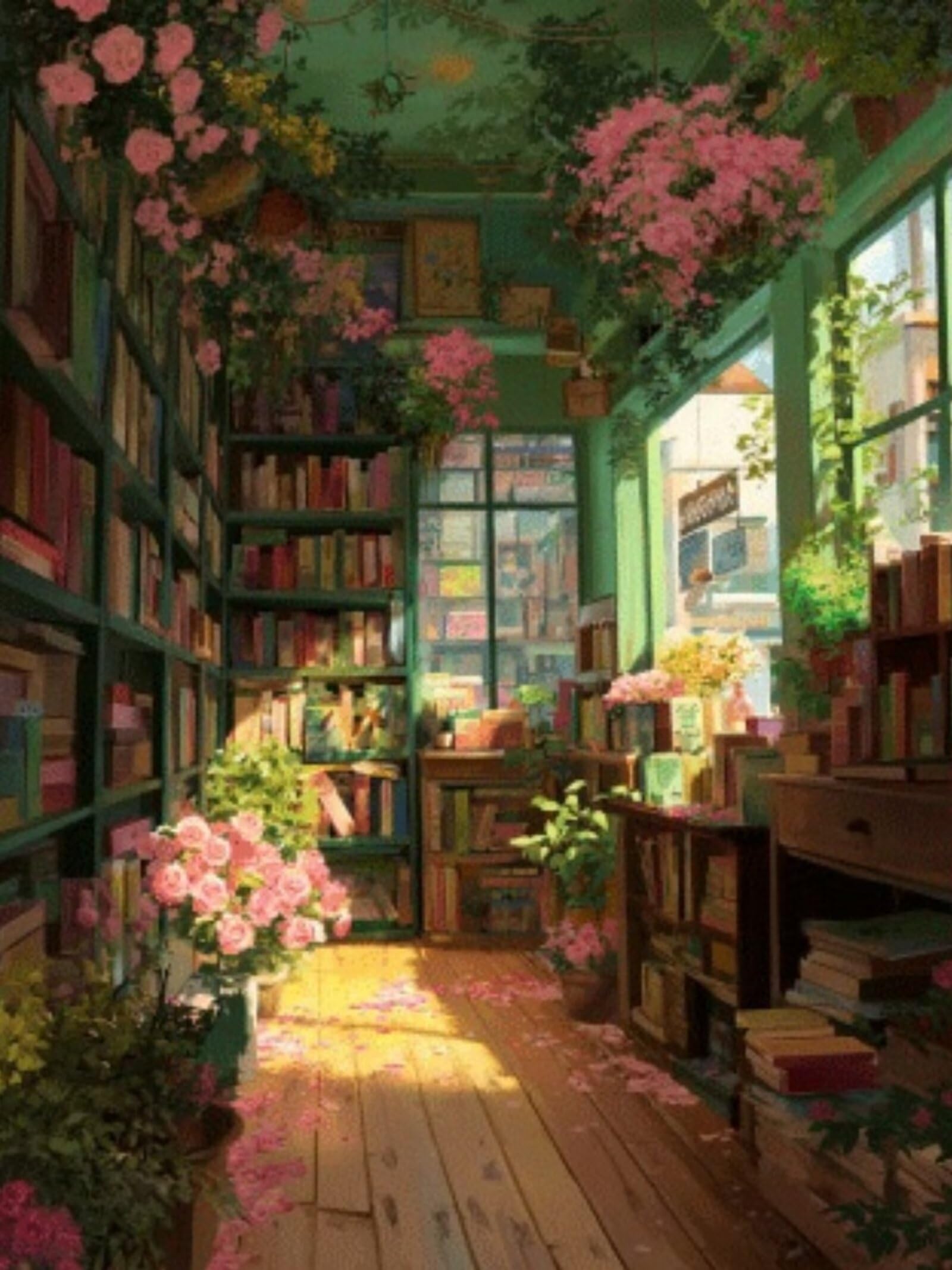 Generisch Anlage Diamond Painting 90x120cm Bastel- und Geschenkset für Mädchen 8-10 Jahre, Diamant Painting Blume Bilder, inkl. Zubehör, Kreativset für Kinder, DIY Basteln. G-736