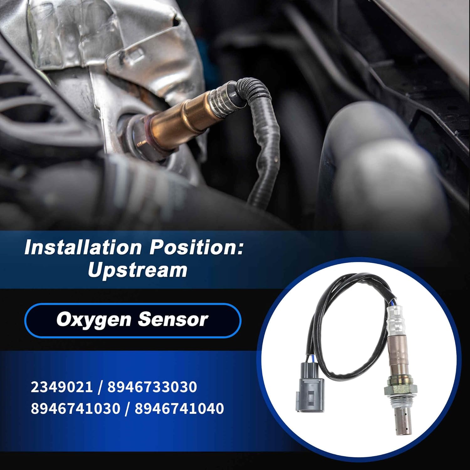 ACROPIX Upstream Oxygen Sensor for Toyota Avalon 2000-2004 for Toyota Sienna Solara 2001-2003 for for Lexus ES300 3.0L V6 2000-2001 3.0L V6 2349021/8946733030/8946741030/8946741040 1pcs