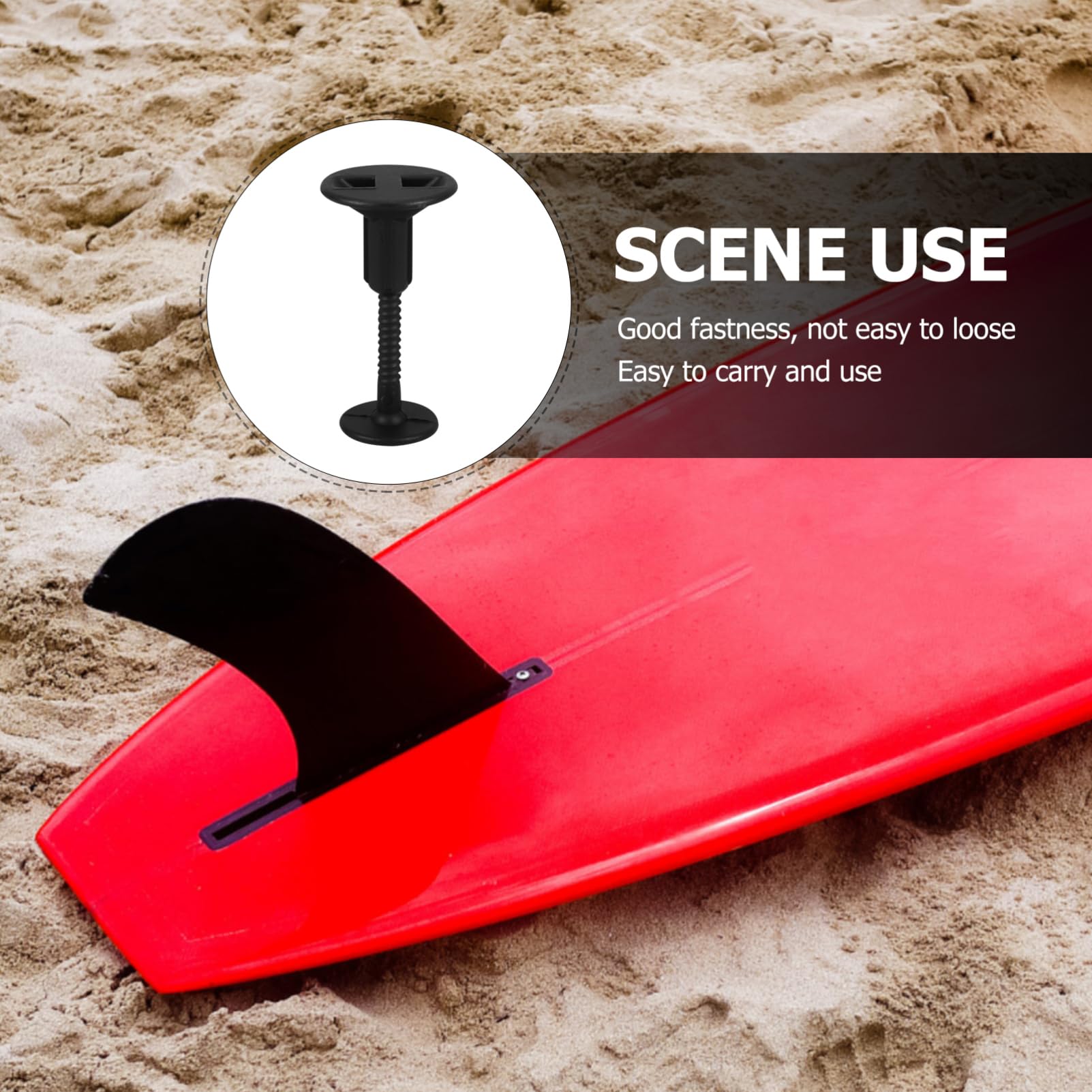 ibasenice 5sets 4pcs Surfboard Foot Rope Buckle Durable Leg Rope Plug for Outdoor Surfing Enhance Safety Enjoyment Water Sports 4pcs*5