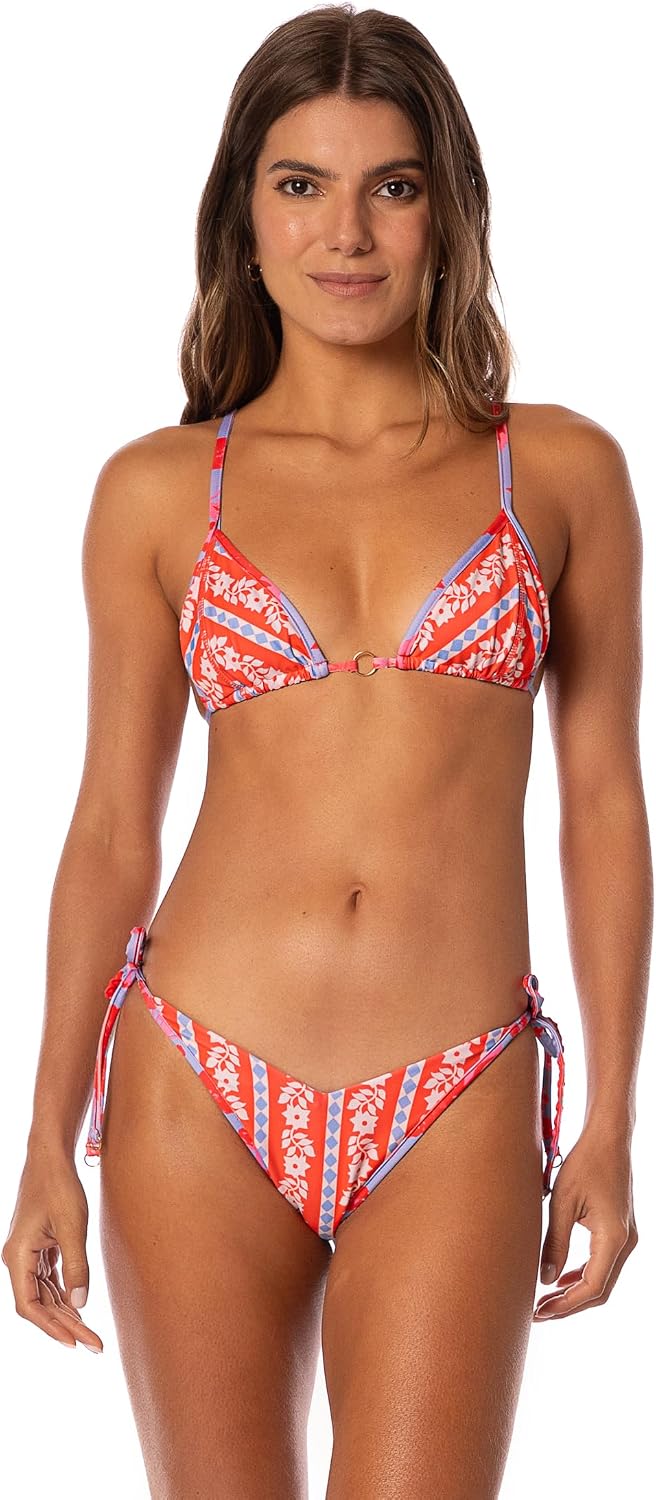Maaji Women's Vintage Bloom Reversible Triangle