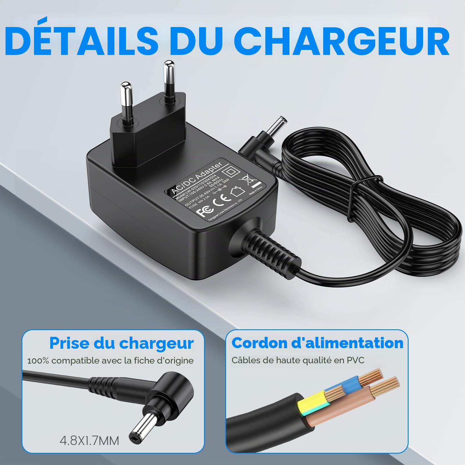 ASUNCELL Batterie 3900mAh pour Dyson (Screw in Type) avec Chargeur, Brosse et vis, 25,2V, pour aspirateur sans Fil SV14 Absolute Complete Fluffy