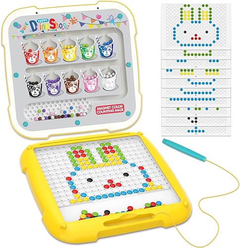 KWYZ Laberinto magnético y número 2 en 1 y tablero de dibujo