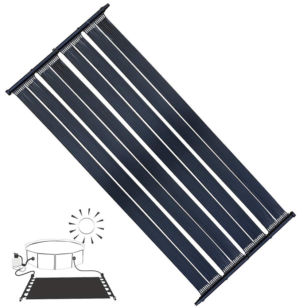Melko Chauffage de piscine 2 x 605 x 80 cm - Panneau solaire absorbant solaire