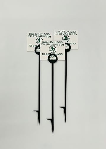 Estacas de aplicación de tratamiento de césped y letreros ILLINOIS (estacas de estilo premium1,000 unidades)