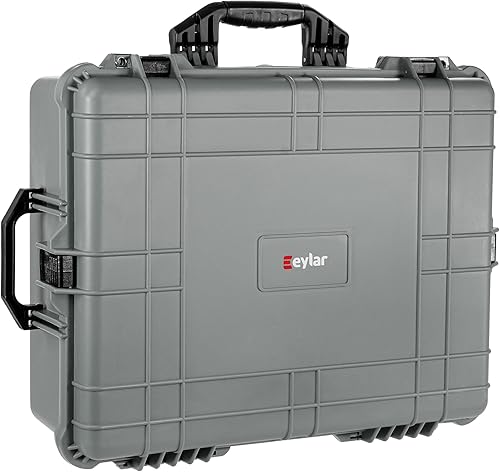 Eylar Estuche rígido extra grande para pistola de 24 pulgadas, impermeable, con espuma TSA estándares