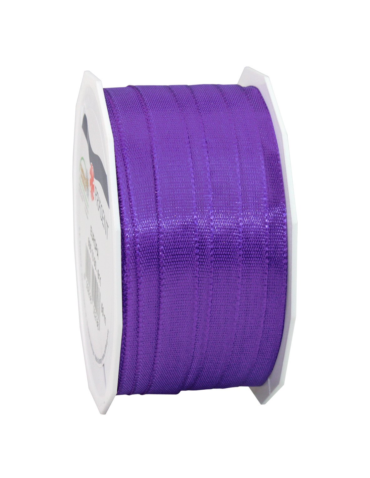 C.E. Pattberg Präsent - Europa Taffeta Ribbon Purple 10 mm width, 50 m length, Green, 10mm - 50m