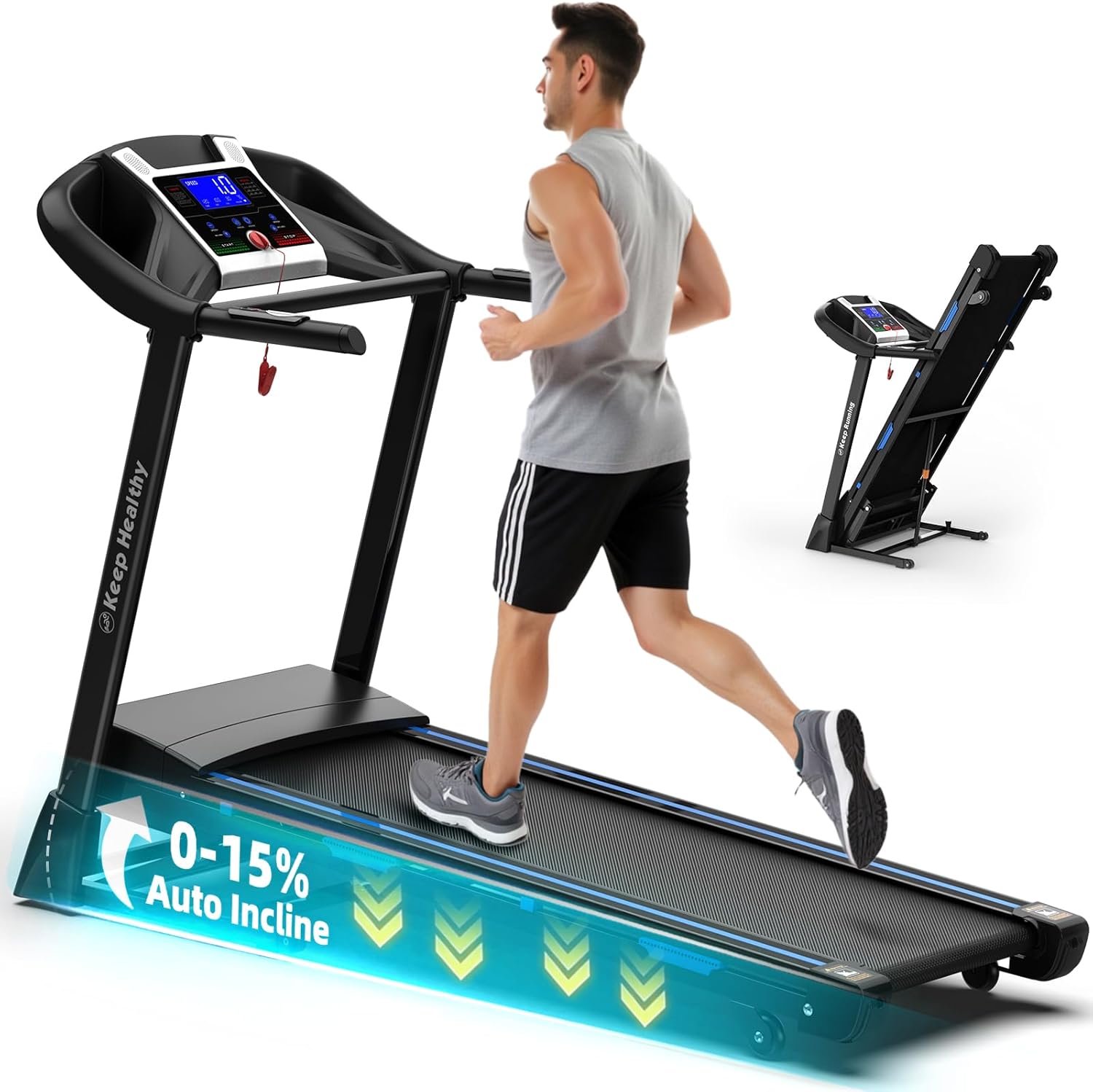 Auto Incline Treadmill for Home 15% Heavy Duty Nigeria Ubuy