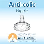 Biberon anti-colique Dr. Brown’s Natural Flow® Options+™ à large goulot 11 oz/330 mL, 2 paquet