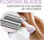 Panasonic Electric Shaver for Women, Cordless 4-Blade Shaver, Bikini Attachment, Pop-Up Trimmer, Wet Dry Operation - ES-AWL8AV (Purple)