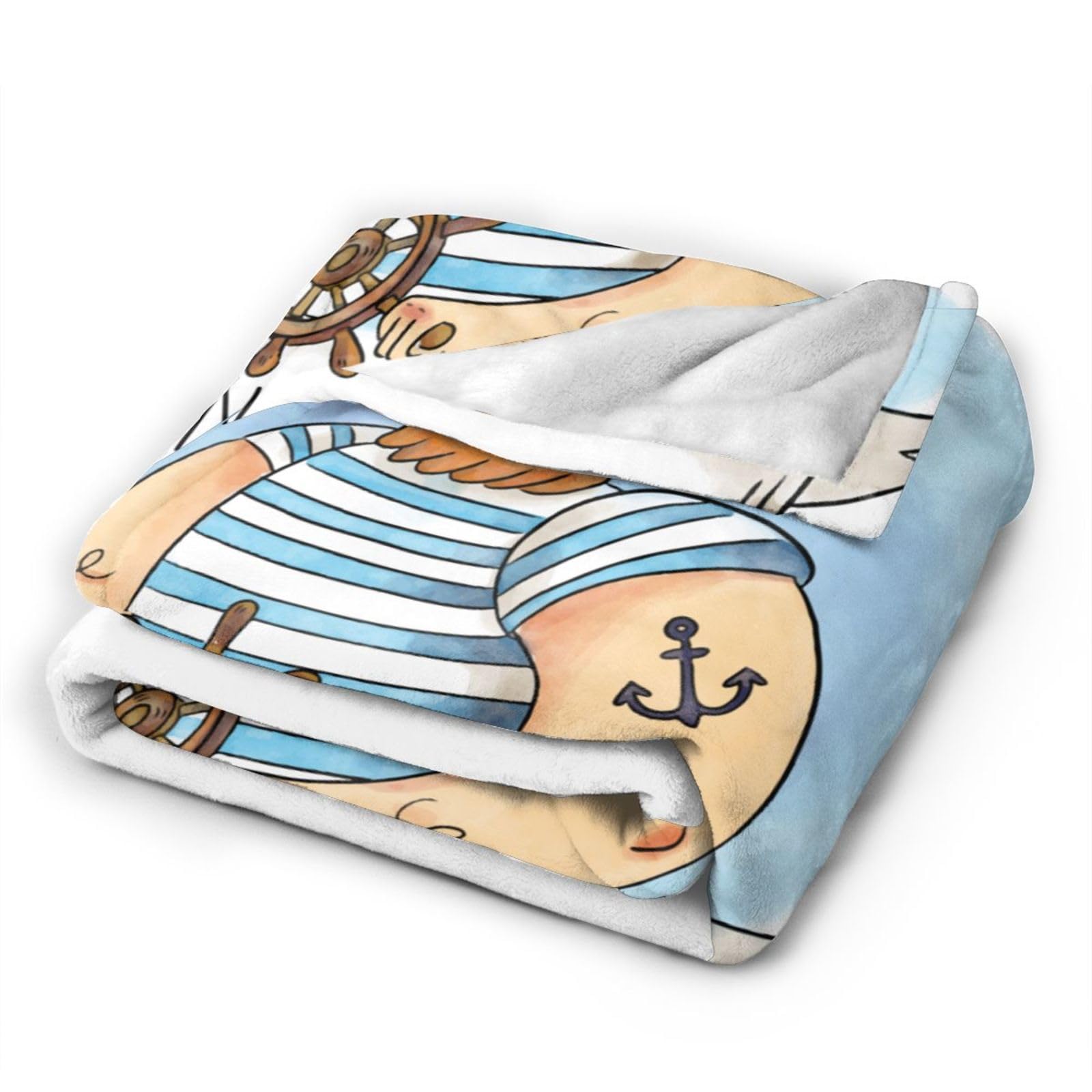 Amazon.com: Sailor Man Smoking A Cigarette Throw Blanket 50