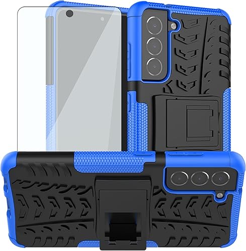Funda de teléfono para Samsung Galaxy S21 FE Gaxaly S 21 FE 5G con protector de pantalla de vidrio templado y accesorios de célula protectora