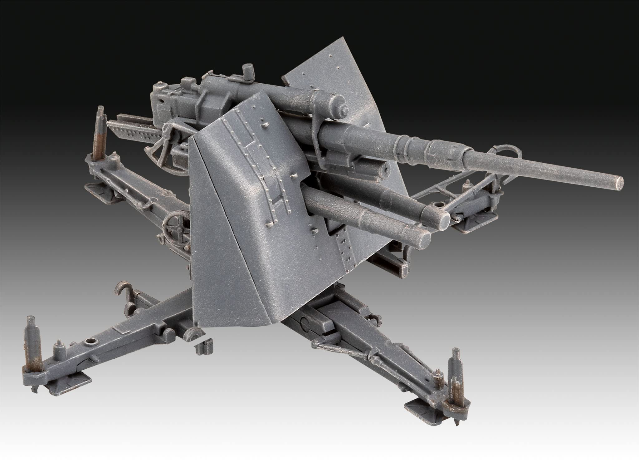 Revell 03325 8,8 cm Flak 37 + Sd.Anh.202 Model Kit 1:72 Scale 03325-Kit modello, scala