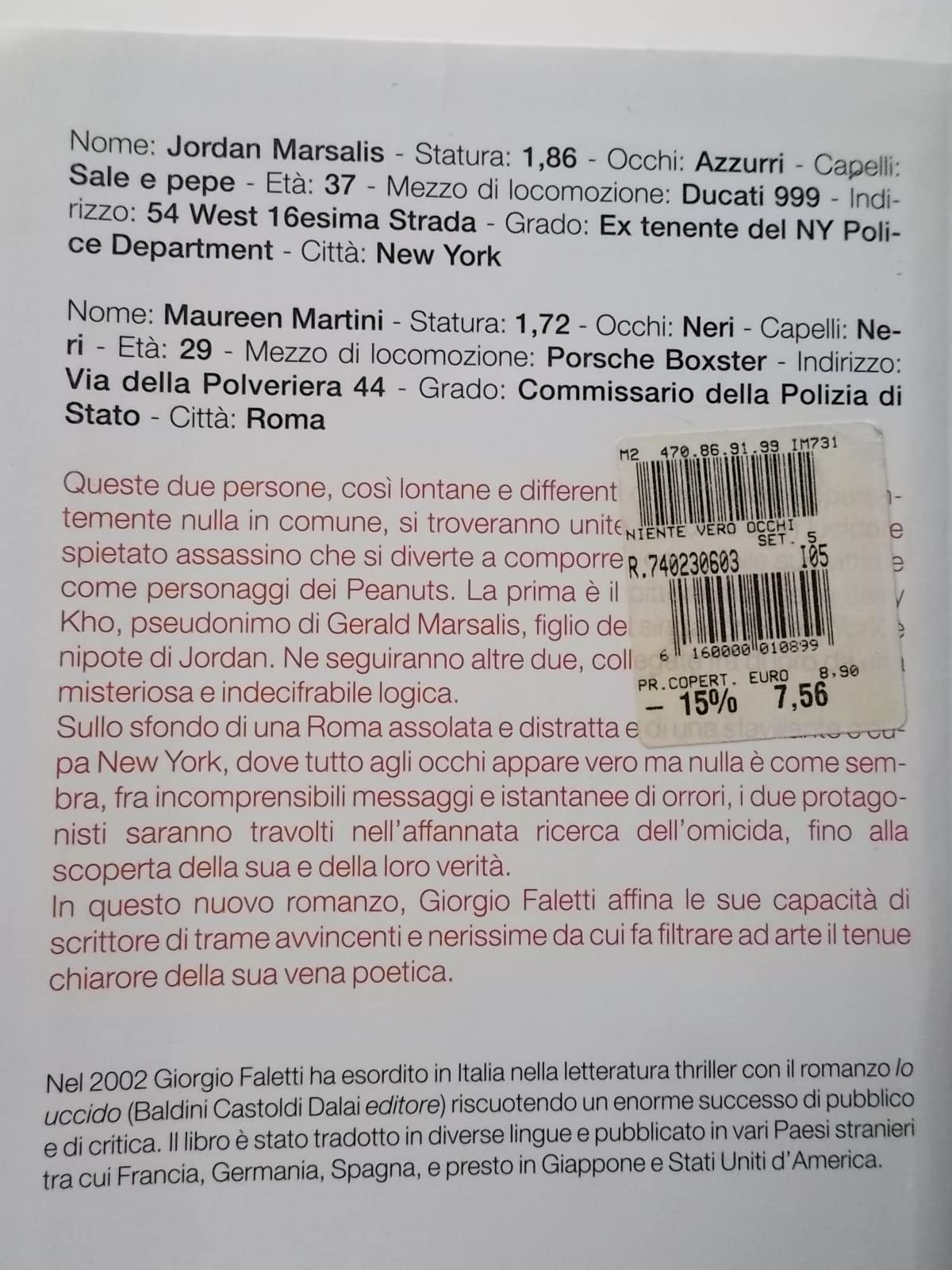 Niente di vero tranne gli occhi (Super Nani)