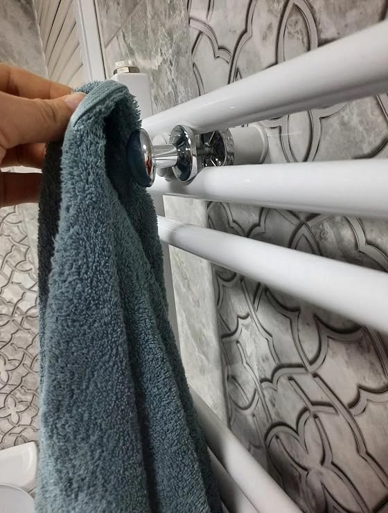 Havlupan Radyatör Askısı, Banyo Askısı, Bornoz Askısı, Kolay Kurulum, Havlu Kıyafet Askısı, Banyo Kurutmalık (KROM)