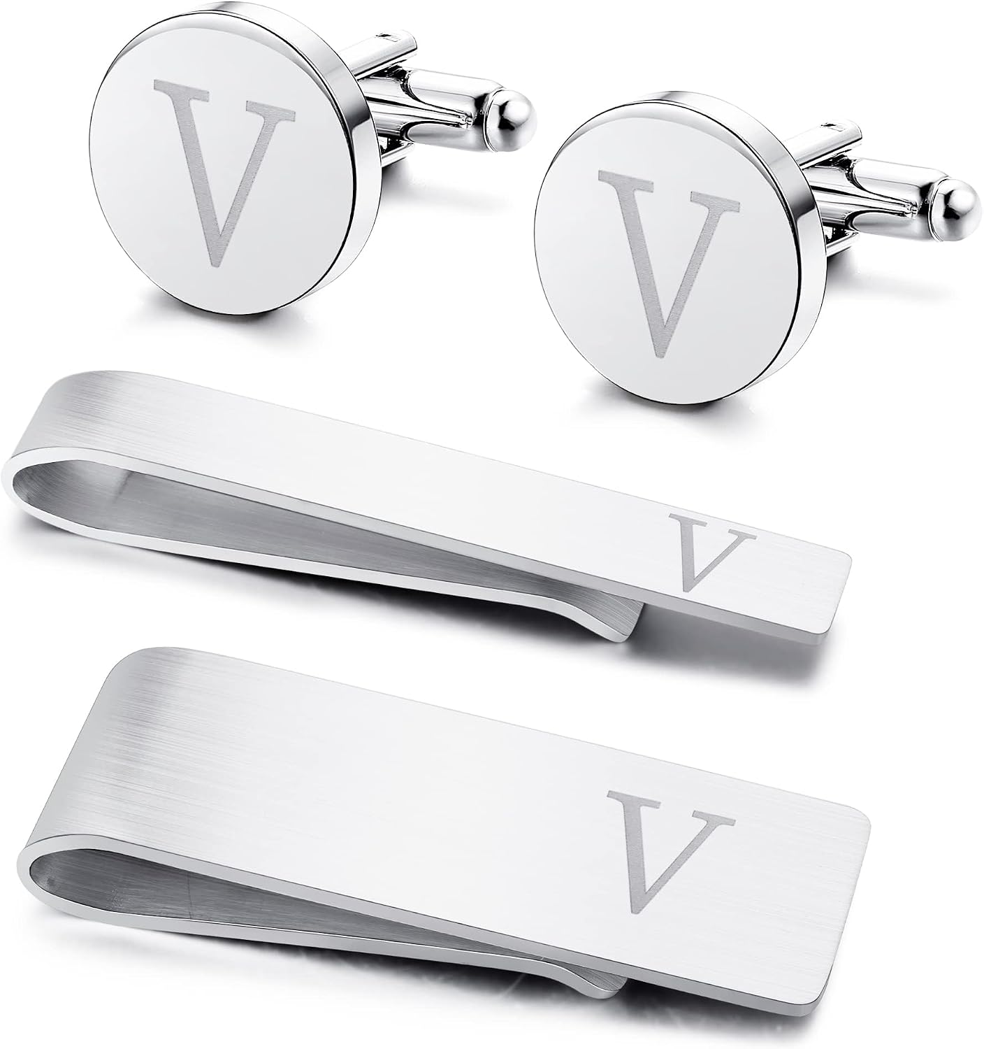 Set de boutons de manchette et pince à cravate Black Ambition | En stock! | Warren Asher