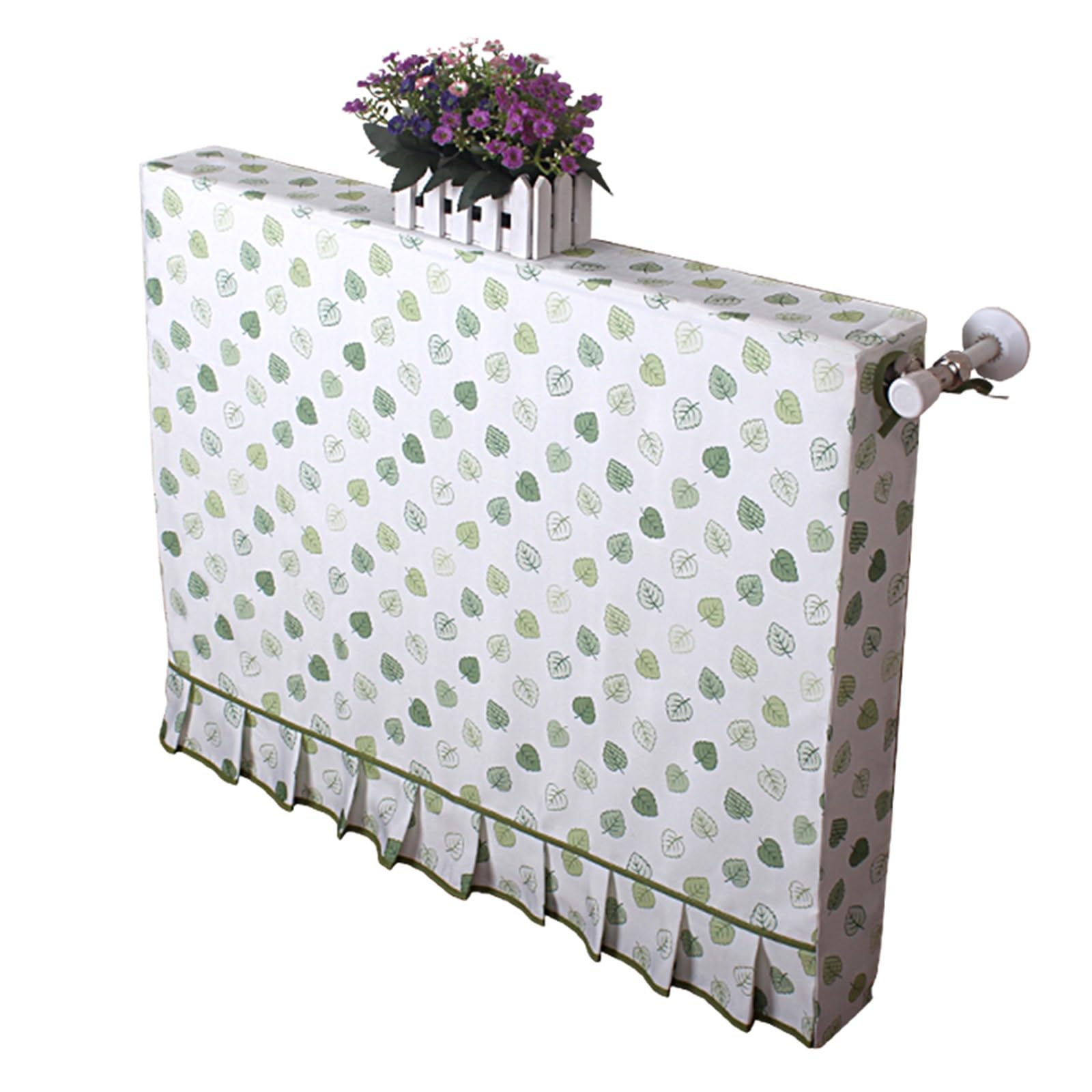 Copertura per termosifone, tessuto misto cotone traspirante, design decorativo lavabile per la casa, adatta a radiatori da 40,6 cm a 250,4