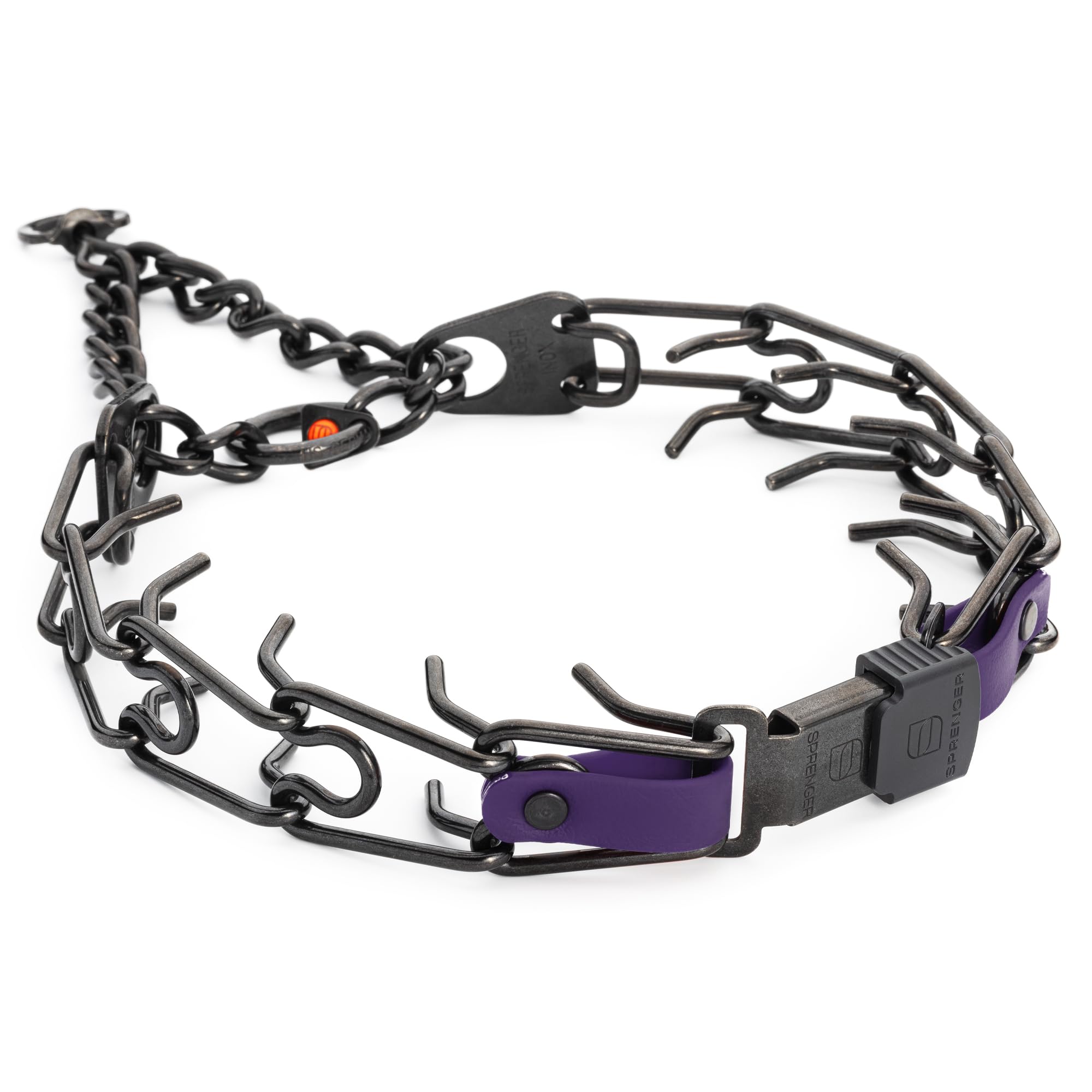 Collier de dressage Herm Sprenger violet pour l'éducation du chien en balade