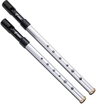 Sondery Irish Tin Whistles Set Key of C and Key of D Penny Whistles