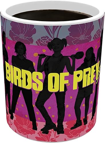 Miniatura 5 de Morphing Mugs DC Comics  Birds of Prey  Harley Quinn  Black Canary  Una taza de cerámica sensible al calor que cambia de color de 11 onzas  Imagen