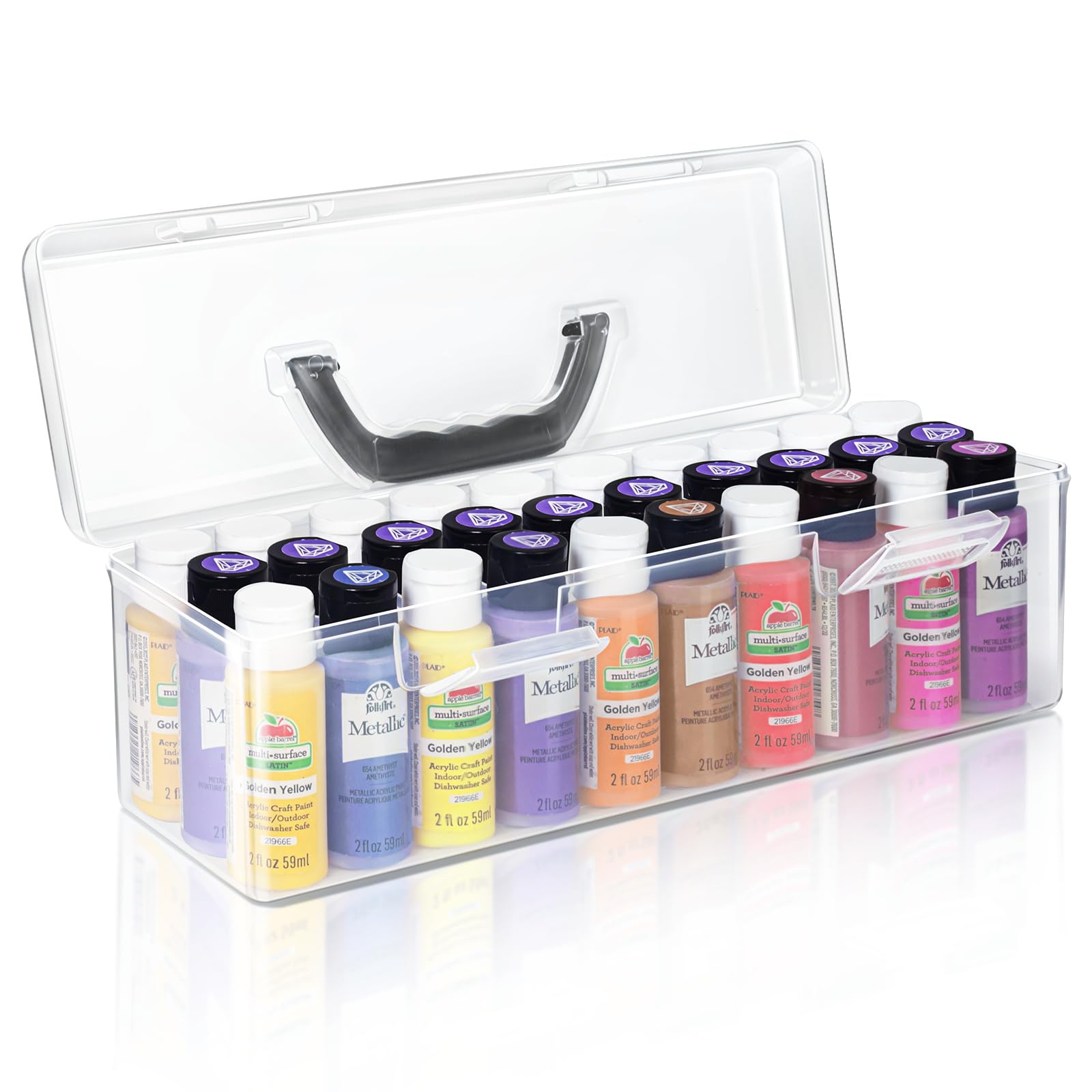 Vowcarol Acrylic Paint Storage Box