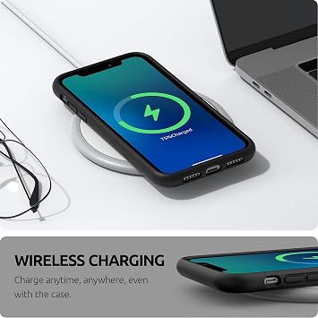 Compatible with URUCHI iPhone 11 Case 6.1, Thin Liquid Silicone 3 Layer Fully Coated Soft Gel Rubber Case Cover 6.1 inch, Black