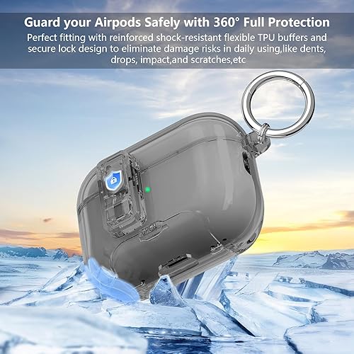 Vista 51 de Funda para Airpods 3, funda transparente con bonito oso para AirPods de 3ª generación 2021, funda protectora de TPU suave a prueba de golpes, Airpod