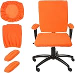 uxcell Computer Office Chair Cover with Armrest Cover for Computer Rotating Chair, Desk Chairs Green