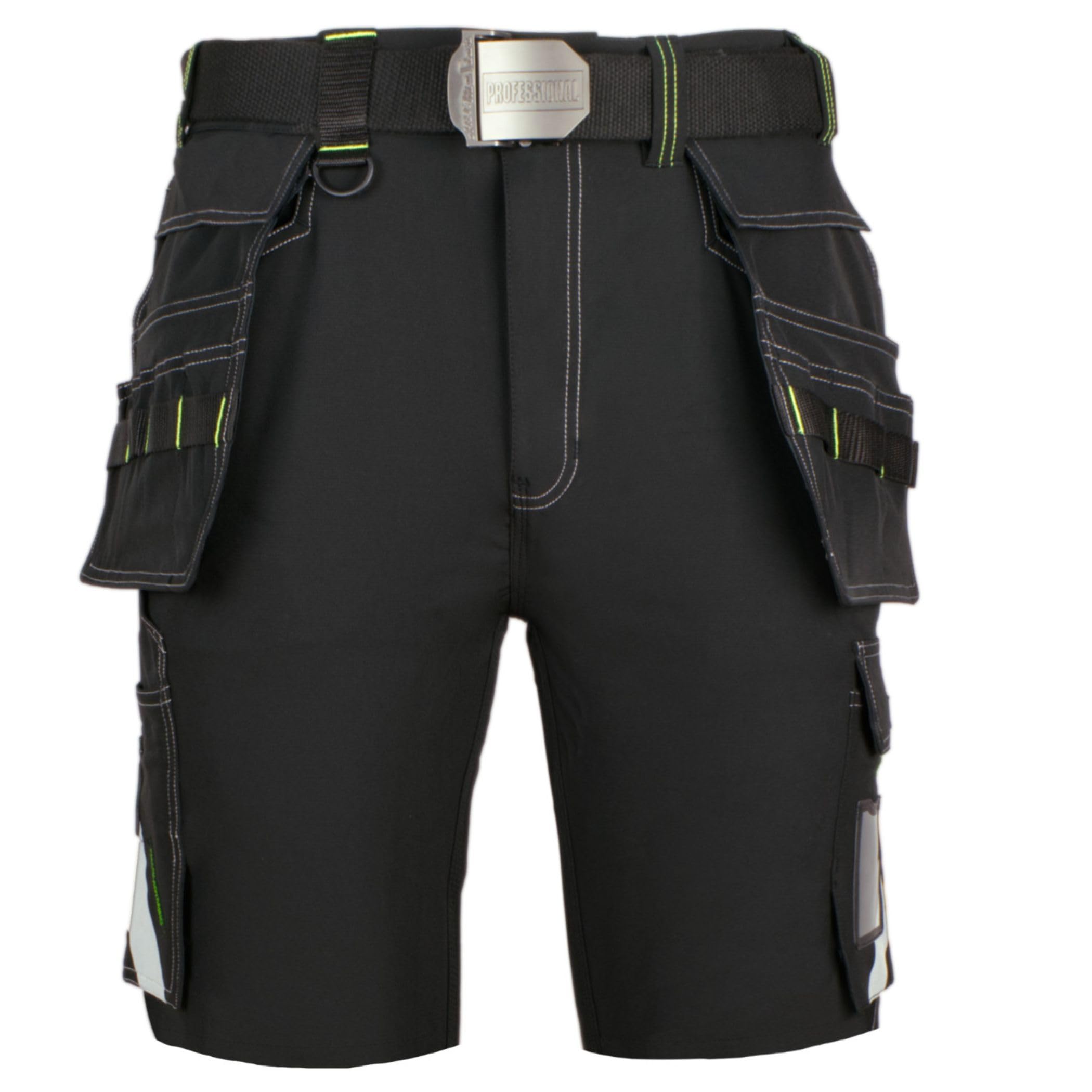 Art.Master Arbeitsshorts X-Specialist 4 Wege Stretch - robuste Kurze Hose Herren mit 10 Taschen und Stretchbund Bequeme Arbeitskleidung Männer - Berufskleidung für Handwerk BAU Garten Industrie Lager