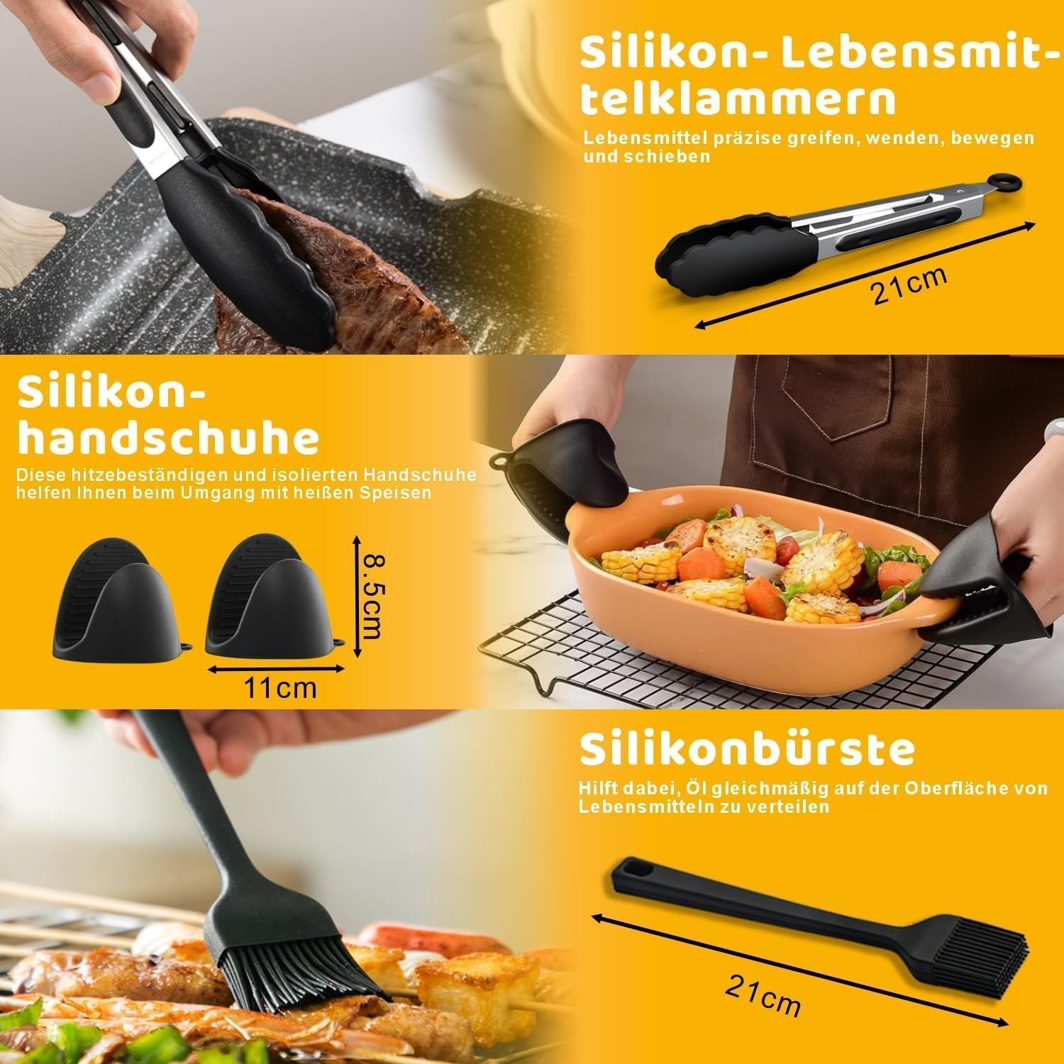 Heißluftfritteuse Zubehör für Russell Hobbs XXL 8L 8,3L Airfryer Zubehör