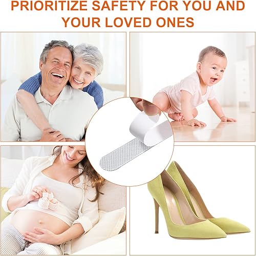 Miniatura 5 de Calcomanías antideslizantes para bañera  72 calcomanías de seguridad antideslizantes para ducha para adultos y niños en el baño, bañera, ducha,