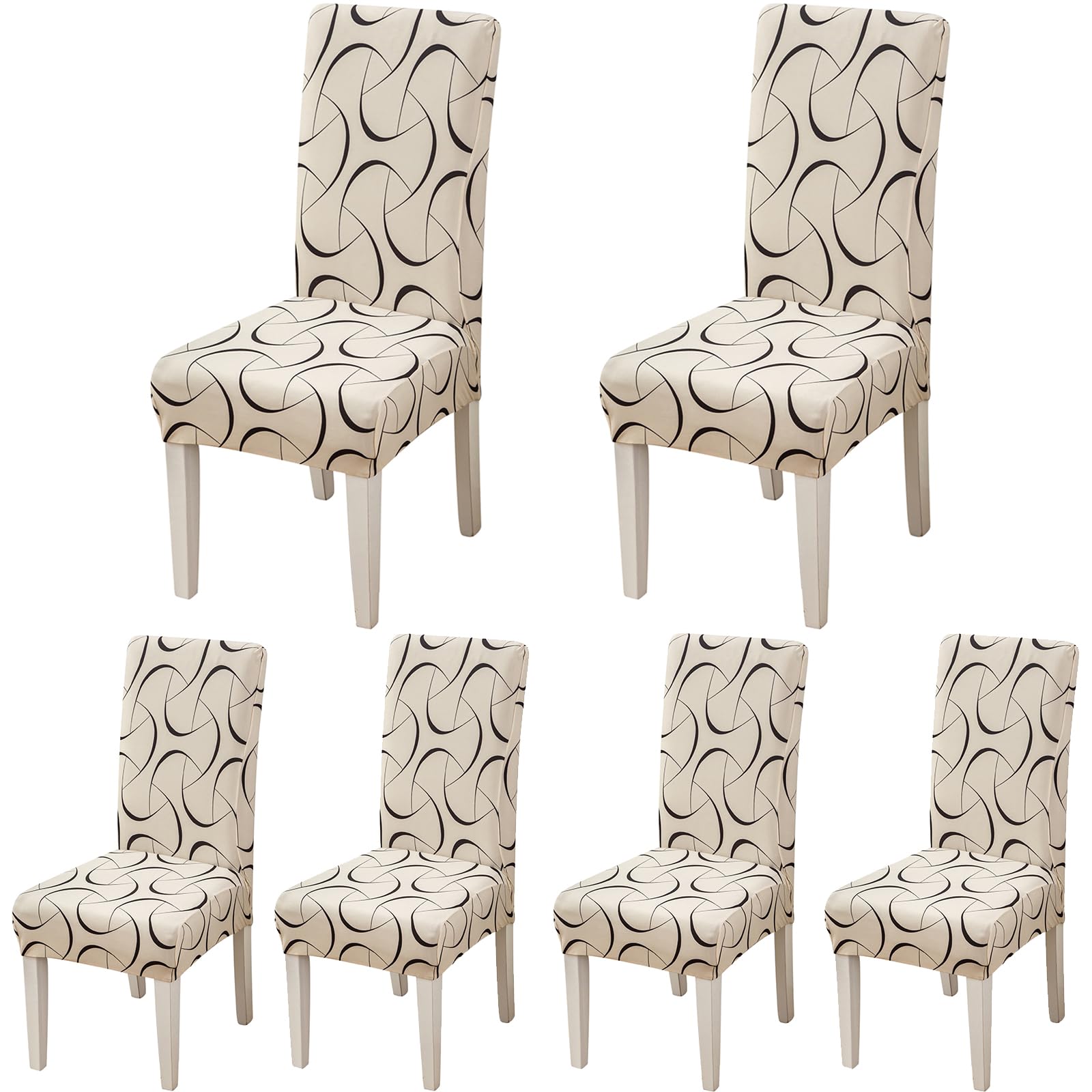 Housse de Chaise Moderne en Tissu Extensible Haute Qualité pour Intérieur Élégant