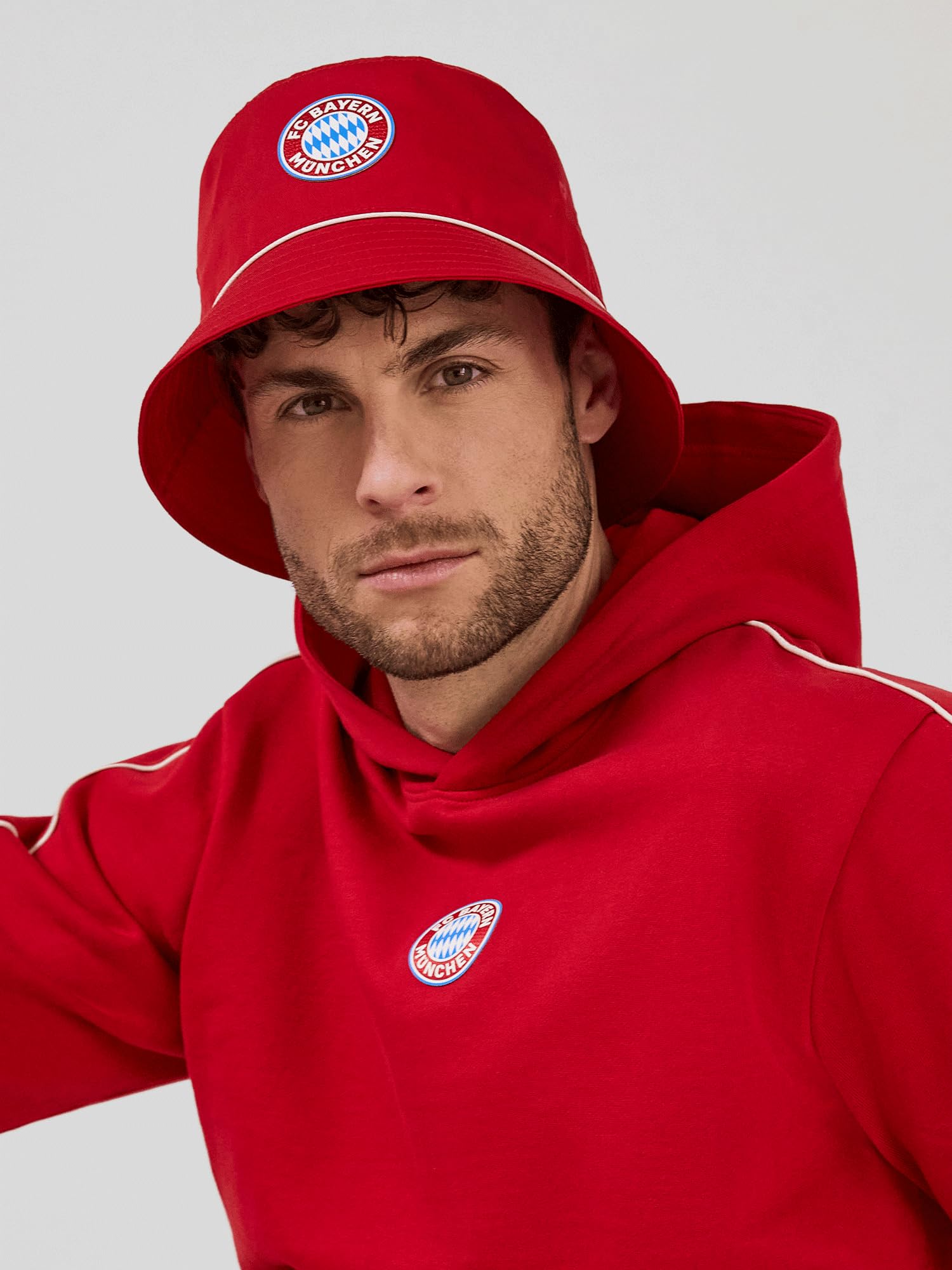 FC Bayern München I Fischerhut Essentials I Herren I Rot