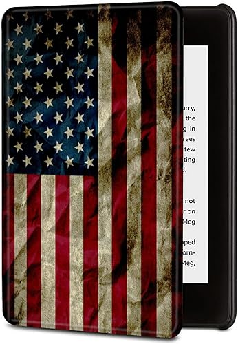 Funda para Kindle de 6 pulgadas (versión 11 generación 2022), funda delgada de piel sintética con encendido y apagado automático para Kindle básico