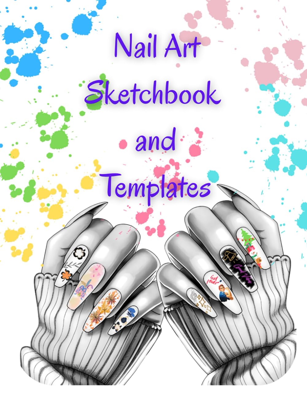Nail Art Sketchbook and Templates